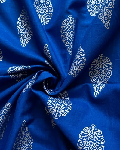 Premium Rayon Printed Fabric – Ethnic Floral Motif (Liva Certified, 58" Width)