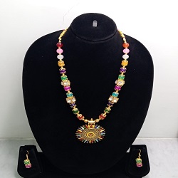Traditional Necklace Sets for Women | Meenakari & Kundan Jewellery