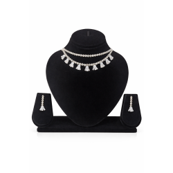 American Diamond Necklace Set – Party Wear Artificial Jewellery